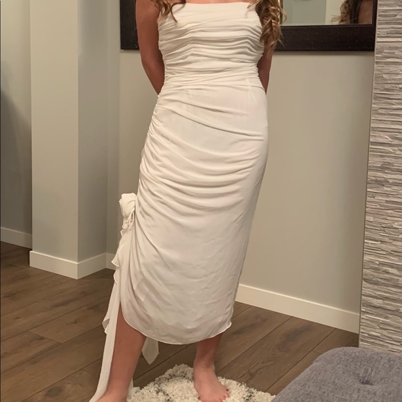 SOLD! 🤎Vintage MIDI Dress - Picture 1 of 7